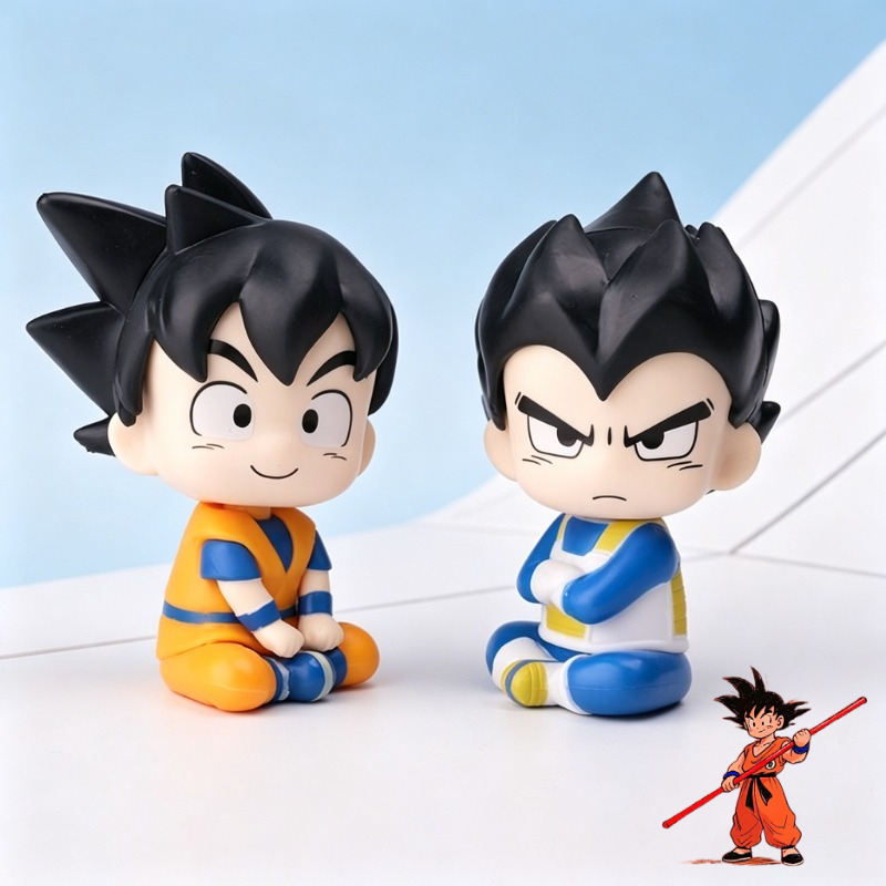 Car Accessories Decoration - Dragon Ball chibi Son Goku Vegeta