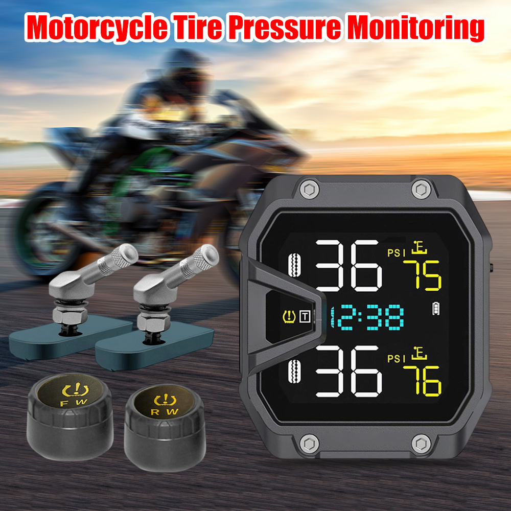 Tire Pressure Monitor - Motorcycle Tire Pressure Monitoring System Motorcycle