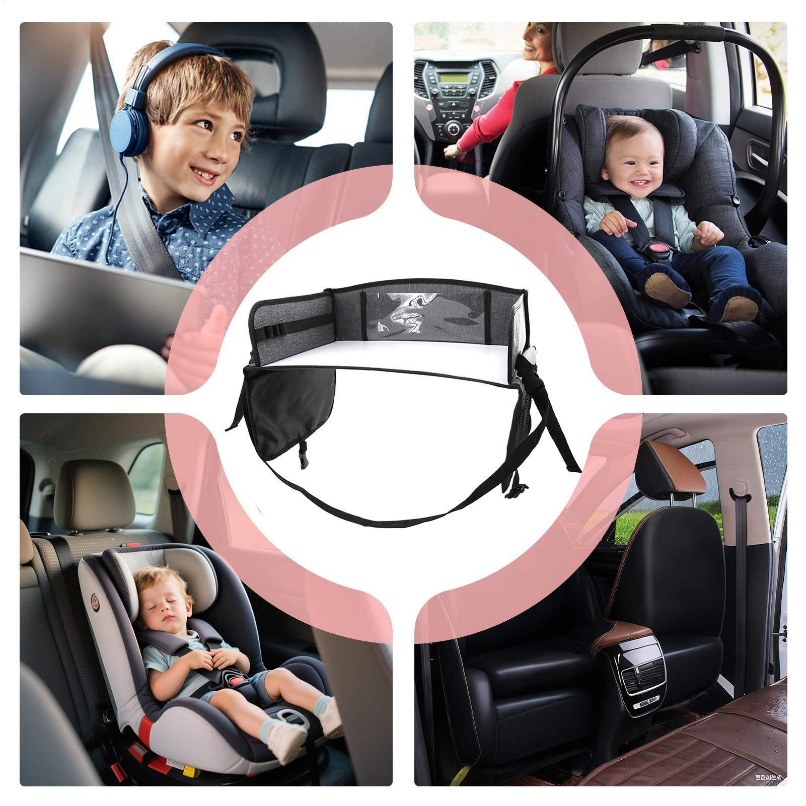 Kids Car Tray With Pocket Fold - Car Seat Organizer review and price