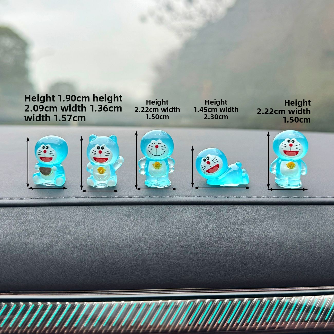 Doraemon Glow Desktop Ornament - Car Accessories Decoration review and price