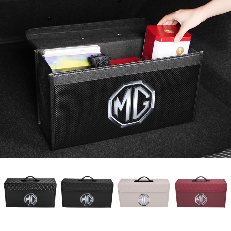 Car Trunk Storage Box Leather  - Car Seat Organizer review and price
