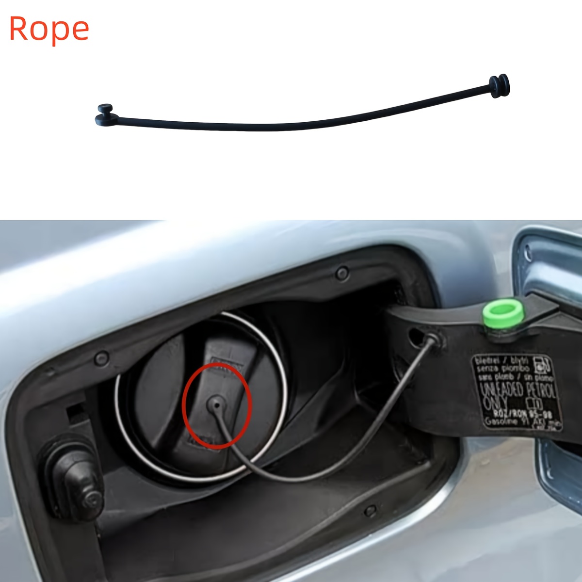 1pc Car Fuel Tank Cap Cable An - Car Accessories Brand review and price