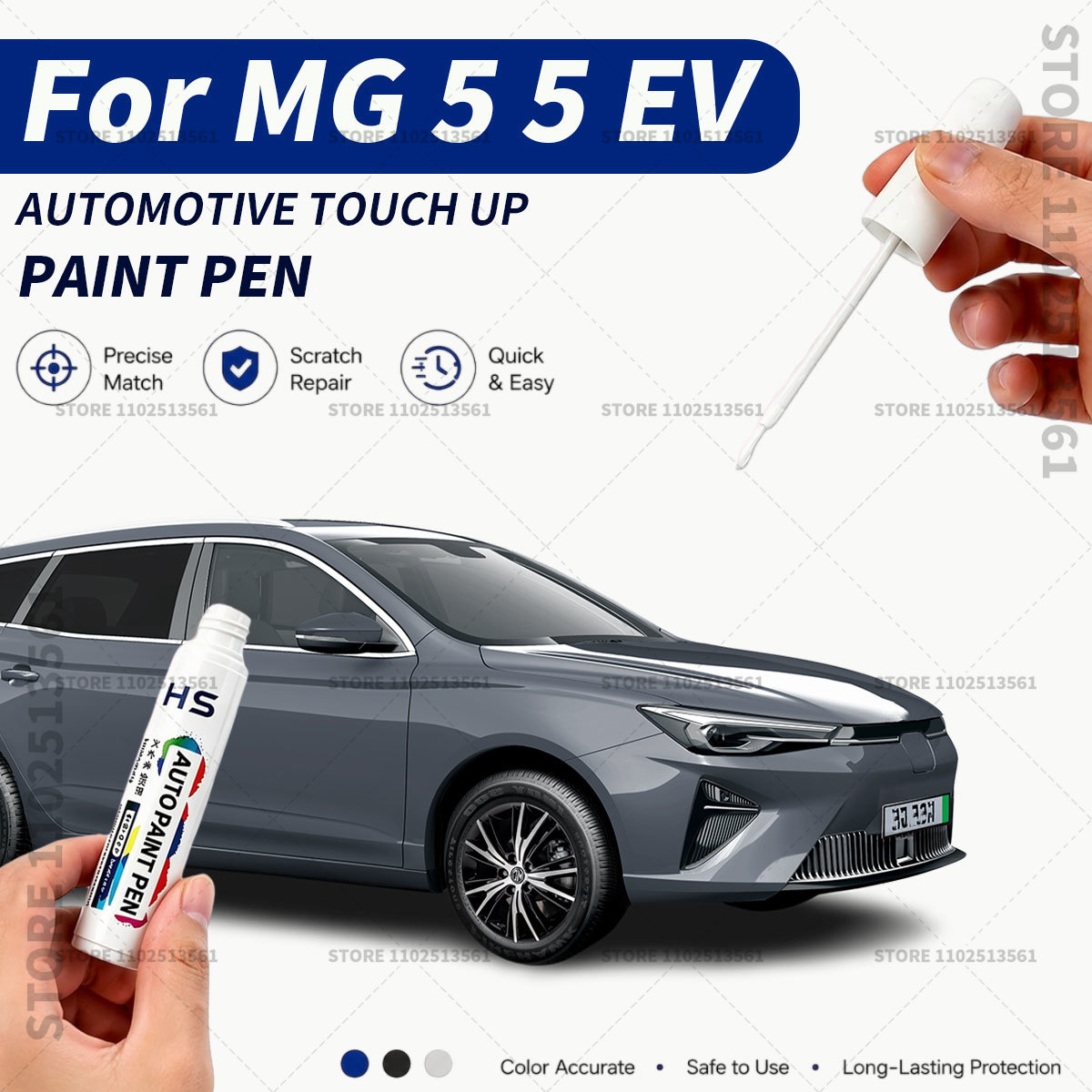 For MG Motor MG 5 5 EV Cosmic  - Car Scratch Remover Pen review and price