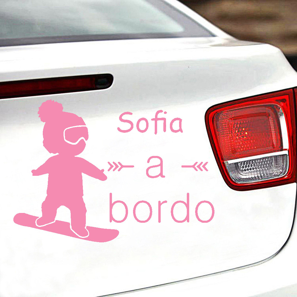 1pc Vinyl baby a bordo colorfu - Car Accessories Decoration review and price
