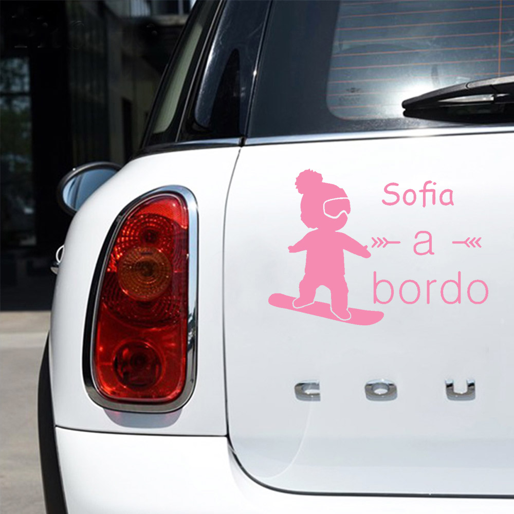 1pc Vinyl baby a bordo colorfu - Car Accessories Decoration review and price
