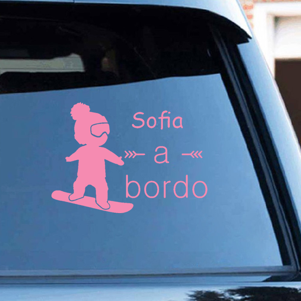1pc Vinyl baby a bordo colorfu - Car Accessories Decoration review and price