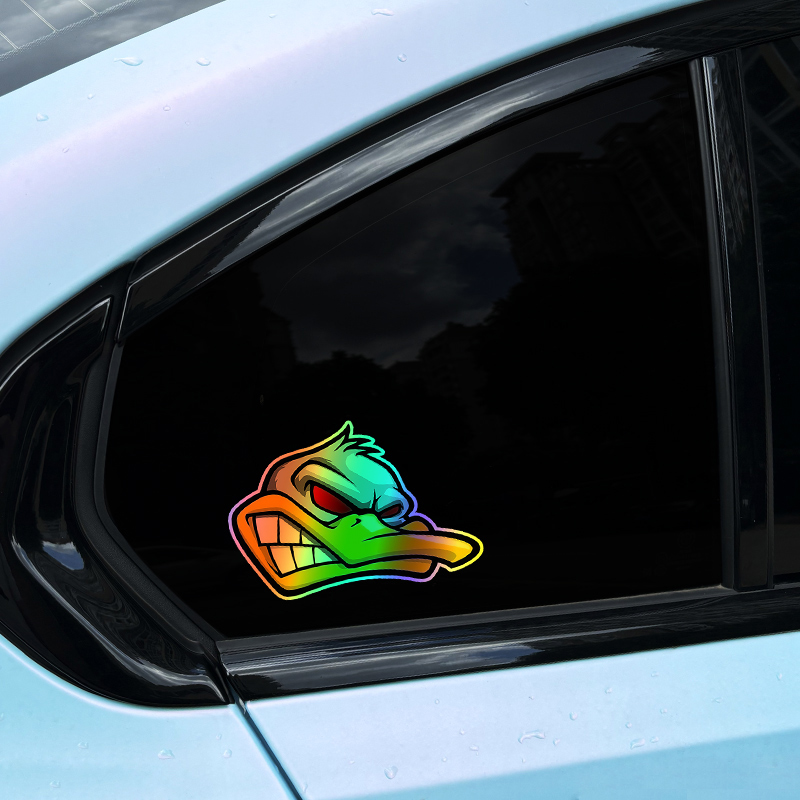 1PC Funny Cartoon Angry Duck H - Car Accessories Nz review and price