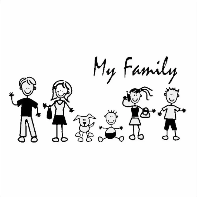 Car Sticker Family Stick Figur - Car Accessories On Amazon review and price