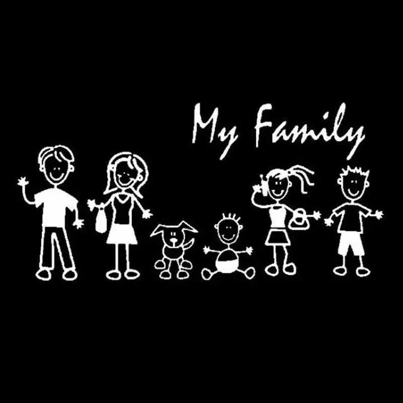 Car Sticker Family Stick Figur - Car Accessories On Amazon review and price