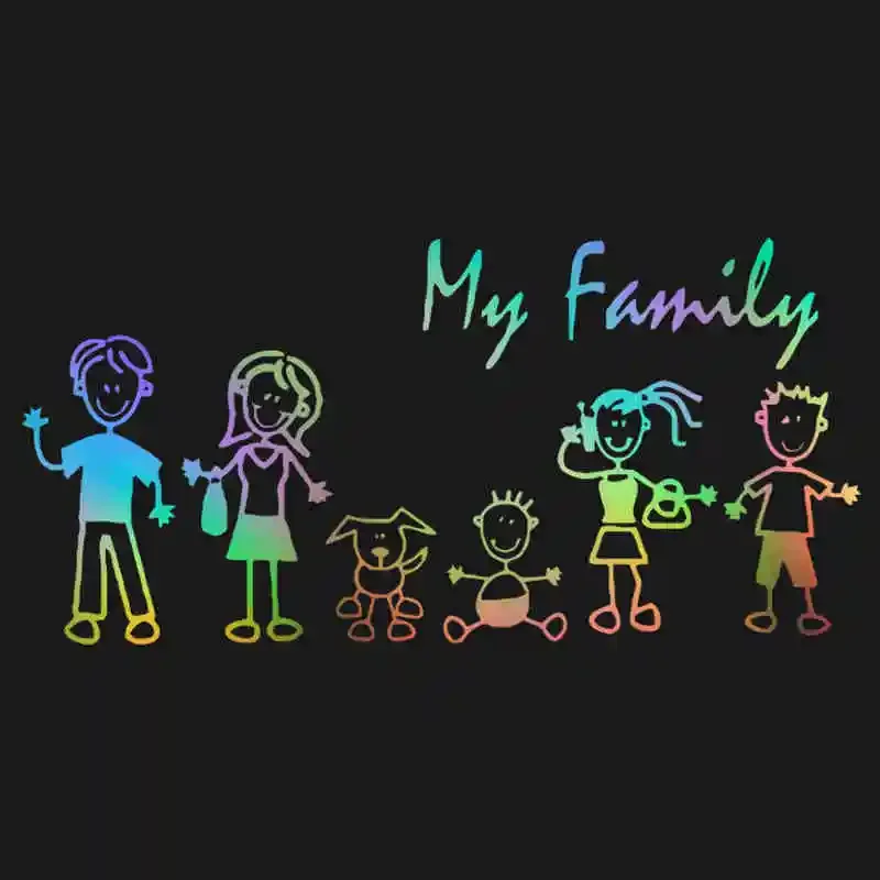 Car Sticker Family Stick Figur - Car Accessories On Amazon review and price
