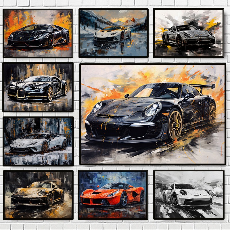 Modern Abstract Luxury Cars Po - Car Accessories Brand review and price