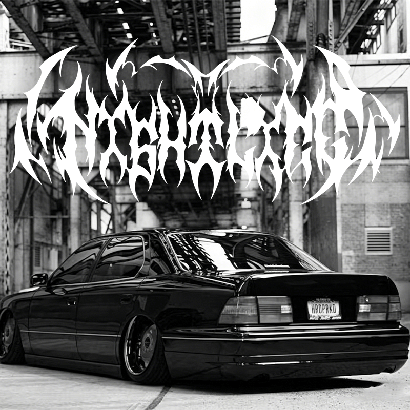 Nightlife Gothic Style Car Sti - Car Accessories Banner review and price