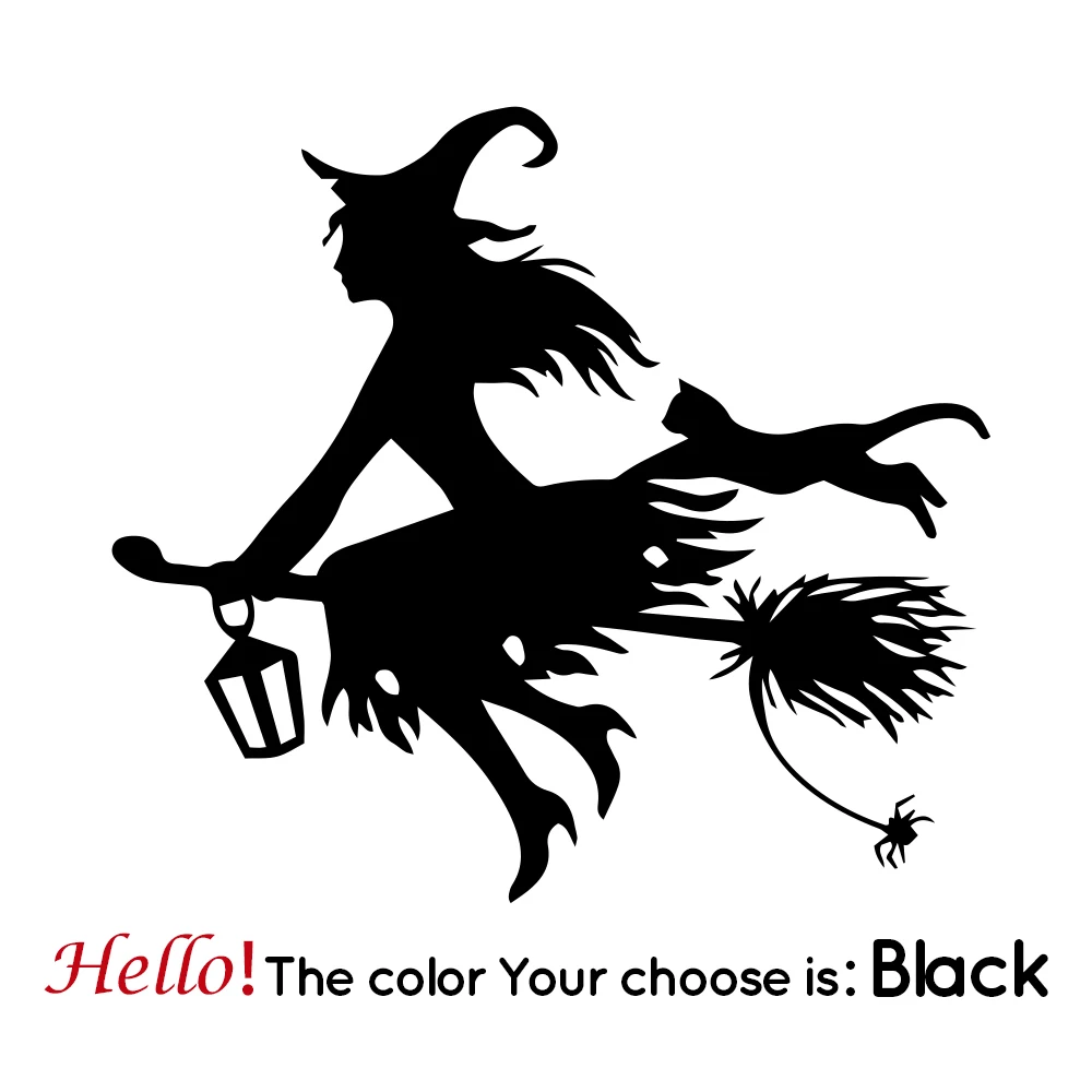 Car Sticker Personality Witch  - Car Accessories Nz review and price