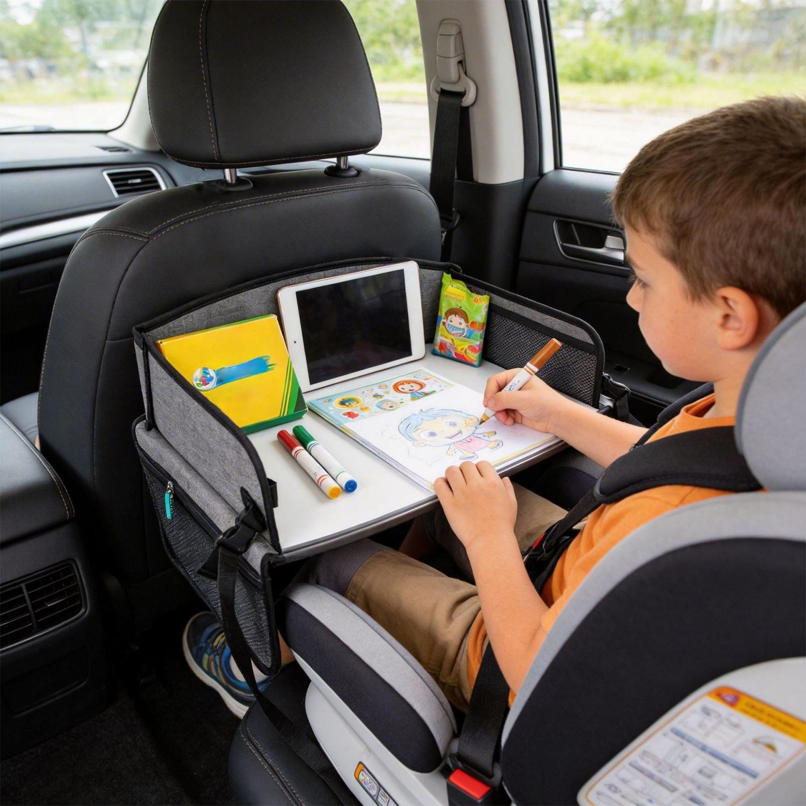 Kids Travel Tray With Pocket F - Car Seat Organizer review and price