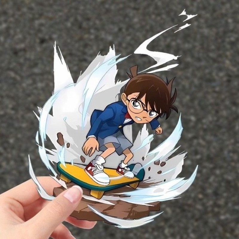 Detective Conan Cartoon Skateb - Car Accessories Decoration review and price
