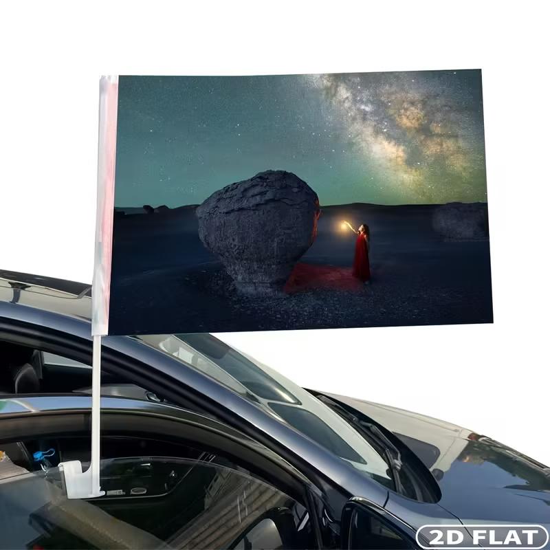 1pc/ 4pcs / 8pcs Custom 2D FLA - Car Accessories Banner review and price